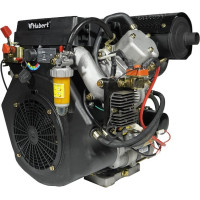 Двигатель дизельный HD2V910 D25.4 мм 20А Habert 00-00062456