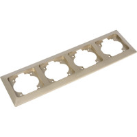 Горизонтальная 4-местная рамка NE-AD Aras, Бронза, 93-23-18