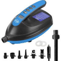 Воздушный насос Alca SUP с функцией Автостоп, 12 B, 110 Вт, 70 л/мин, 1.1 бар, 6 адаптеров 211150