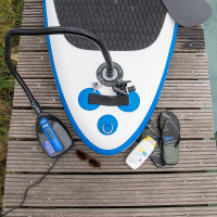 Воздушный насос Alca SUP с функцией Автостоп, 12 B, 110 Вт, 70 л/мин, 1.1 бар, 6 адаптеров 211150