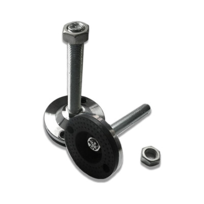 Опора UnitMC винтовая регулируемая 100хМ20х150 (основание сталь, винт сталь) 400204 100хМ20х150