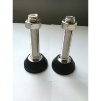 Винтовая регулируемая опора UnitMC 60хМ20х100 (основание PA66, винт сталь) 400202 60xM20x100