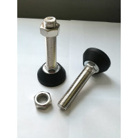 Винтовая регулируемая опора UnitMC 60хМ20х100 (основание PA66, винт сталь) 400202 60xM20x100