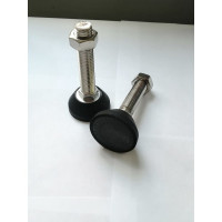 Винтовая регулируемая опора UnitMC 60хМ20х100 (основание PA66, винт сталь) 400202 60xM20x100