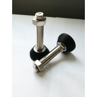 Винтовая регулируемая опора UnitMC 60хМ20х100 (основание PA66, винт сталь) 400202 60xM20x100