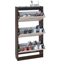 Тумба для обуви СОКОЛ венге/беленый дуб ТО-23 ШОТО23В5б