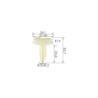 Автокрепеж для Chevrolet/Chrysler/Daewoo/Ford/GM/Opel 10 шт 20451401 КрепАвто 0225
