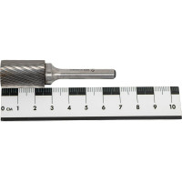 Борфреза твердосплавная цилиндрическая А16 25М06 (16x25x6х65 мм; спиральная насечка) CNIC 37615