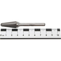 Борфреза тв.спл. коническая с закругленным концом d12х28х6х80 спиральная насечка (L12 28М06) CNIC 31206