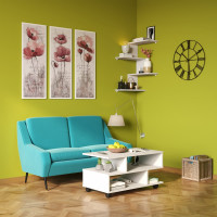 Журнальный стол СОКОЛ белый СЖ-6 00-00010623