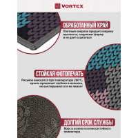 Влаговпитывающий коврик VORTEX Velur Исландия 90x90 см 24342