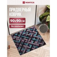 Влаговпитывающий коврик VORTEX Velur Исландия 90x90 см 24342