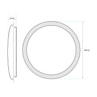 Настенно-потолочный светильник TANGO 80Вт с ДУ LED "ЭЛЕГАНТ" 1156809