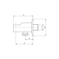 Излив-держатель RavSlezak MD0614RZ