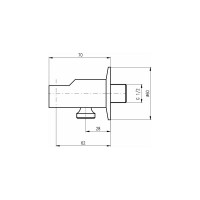 Держатель для душа RavSlezak MD0614RCMAT