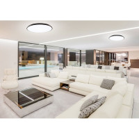 Настенно-потолочный светильник TANGO 60Вт с ДУ LED "МАТРИКС ЧЕРНЫЙ" 1195514