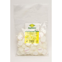 Круглая платформа с самоклеящимся дном SapiSelco натуральный цвет, 28х28, полиамид 6.6, уп. 100 шт. BAS.2MT.502