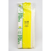 Стяжки SapiSelco самозатухающие, белого цвета, 7.5x360 мм, полиамид 6.6, уп. 100 шт. SEL.EC2.434