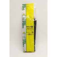 Стяжки SapiSelco УФ-стойкие, самозатухающие, черного цвета, 4.5x200 мм, полиамид 6.6, уп. 100 шт. SEL.UVV2.223