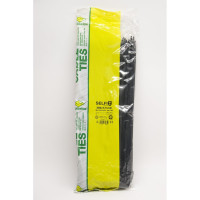 Стяжки SapiSelco УФ-стойкие, самозатухающие, черного цвета, 7.5x360 мм, 6.6, уп. 100 шт. SEL.UVV2.434