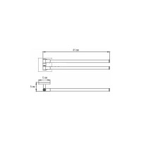 Полотенцедержатель Ekko E1401-2