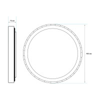 Настенно-потолочный светильник TANGO 80Вт с ДУ LED "МИСТЕРИЯ" 1156810