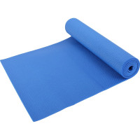 Коврик для фитнеса и йоги Larsen PVC, синий, 173x61x0.6 см, повышенной плотности 4690222157130
