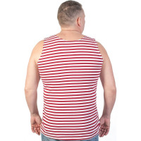 Армейская тельняшка без рукавов, 100% хлопок БЕРТА (краповая полоса) 703к-52-54