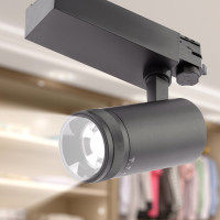 Трековый трехфазный светильник ЭРА STR309940KB30 регулируемый луч 4000K черный Б0049791