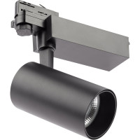 Трековый трехфазный светильник ЭРА SТR303630KB30 узкий луч 3000K черный Б0049779