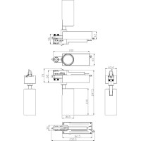 Трековый трехфазный светильник ЭРА SТR-30-36-40K-B20 узкий луч 4000K черный Б0049763