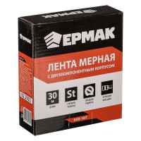 Мерная лента ЕРМАК металл 30м, двухкомпонентный корпус 658-167