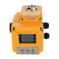 Четвертьоборотный электропривод DN.ru QT-005 220В управляемый, с сигналом 0-10В D300-00410