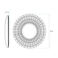 Настенно-потолочный светильник TANGO 80Вт с ДУ LED "БЛЕСК" 1156813