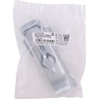 Замок для ящика VORMANN с задвижкой, с выгнутой ответной частью 110х37 мм, оцинкованный 01206105/9025