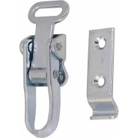 Замок для ящика VORMANN с выгнутой ответной частью 69х26 мм, оцинкованный 01210070/9015