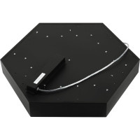 Светодиодный светильник ЭРА Geometria Hexagon SPO-122-B-40K-066 66Вт 4000К 4800Лм черный Б0050553