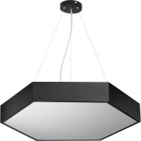 Светодиодный светильник ЭРА Geometria Hexagon SPO-122-B-40K-066 66Вт 4000К 4800Лм черный Б0050553