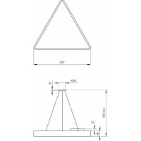 Светодиодный светильник ЭРА Geometria Delta SPO152W40K048 48Вт 4000К 3500Лм IP40 белый Б0050576