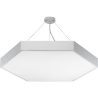 Светодиодный светильник ЭРА Geometria Hexagon SPO-121-W-40K-038 38Вт 4000К 4000Лм белый Б0050550