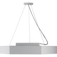 Светодиодный светильник ЭРА Geometria Hexagon SPO-123-W-40K-045 45Вт 4000К 2500Лм белый Б0050554