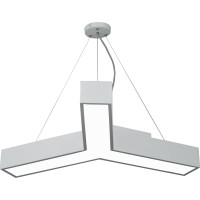 Светодиодный светильник ЭРА Geometria Igrek SPO142W40K044 44Вт 4000К 3000Лм IP40 белый Б0050568