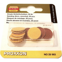 Круг шлифовальный (20 шт; 18 мм; К120 и К150) Proxxon 28983