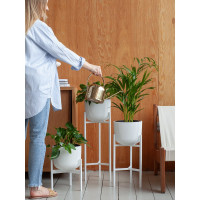 Подставка для цветов GreenWeen Trinity 40 белая GW-T40W