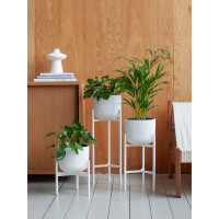 Подставка для цветов GreenWeen Trinity 40 белая GW-T40W
