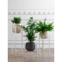 Подставка для цветов GreenWeen Trinity 40 белая GW-T40W