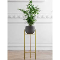 Подставка для цветов GreenWeen Trinity 60 золотая GW-T60G