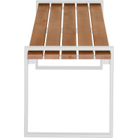 Уличная скамья GreenWeen FJORD белая GW-FJORD-W-W