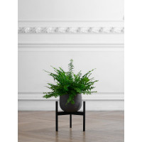 Подставка для цветов GreenWeen Trinity 25 черная GW-T25B