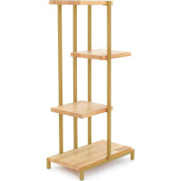 Стеллаж-подставка под кашпо GreenWeen Loft 5 золотая GW-L5-80G